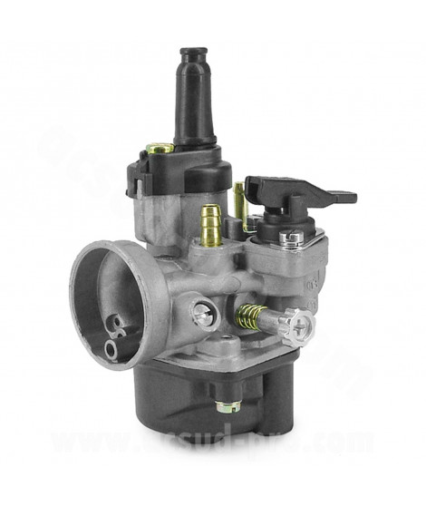 CARBURATEUR DELLORTO PHVA 175 ED SENDA (MONTAGE SOUPLE - AVEC GRAISSAGE - SORTIE CABLE BOISSEAU DROITE - STARTER A LEVIER)