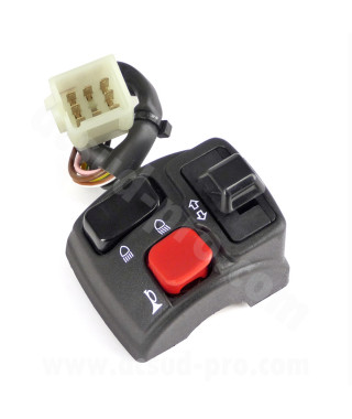 COMMODO COMMUTATEUR GAUCHE DOMINO ADAPT MBK 50 BOOSTER 2000 NG 2000 STUNT 2000 YAMAHA 50 BWS 2000 BW BUMP 2000 /SLIDER 2000