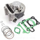 CYLINDRE MAXISCOOTER TNT FONTE ADAPT KYMCO 125 AGILITY 4T PEOPLE 4T SUPER 8 4T  AXE DE Ø15 PISTON PLAT Ø524
