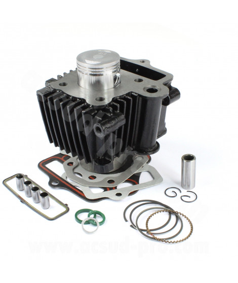 CYLINDRE PISTON MOTO TNT FONTE ADAPT REPLIQUES DAX CITY SKYTEAM 50cc YAMASAKI KYMCO KPW EUROCKA4T Ø39 (MOTEUR 139FMB)