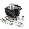 CYLINDRE PISTON MOTO TNT FONTE ADAPT REPLIQUES DAX CITY SKYTEAM 50cc YAMASAKI KYMCO KPW EUROCKA4T Ø39 (MOTEUR 139FMB)