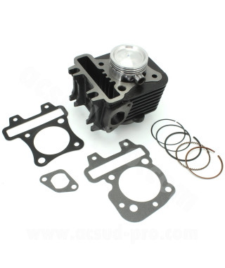 CYLINDRE SCOOTER CARENZI  FONTE ADAPT PIAGGIO 50CC 4T ZIP FLY LIBERTY VESPA LX ET4 Ø49mm  (OEM : 969603 MOTEUR 2 SOUPAPES)