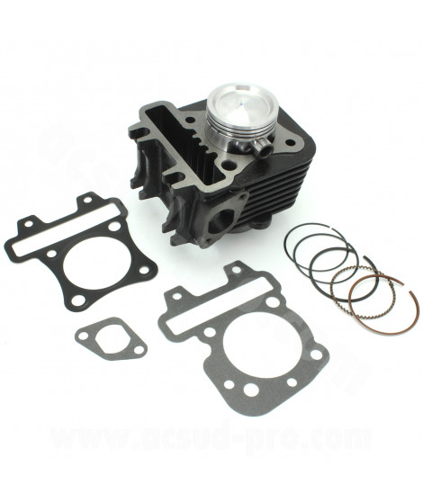 CYLINDRE SCOOTER CARENZI  FONTE ADAPT PIAGGIO 50CC 4T ZIP FLY LIBERTY VESPA LX ET4 Ø49mm  (OEM : 969603 MOTEUR 2 SOUPAPES)