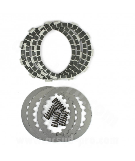 EMBRAYAGE MOTO CARENZI  KEVLAR  ADAPT MINARELLI 50 AM6 MBK 50 X-POWER X-LIMIT YAMAHA 50 TZR DTR PEUGEOT 50