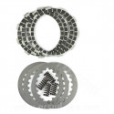 EMBRAYAGE MOTO CARENZI  KEVLAR  ADAPT MINARELLI 50 AM6 MBK 50 X-POWER X-LIMIT YAMAHA 50 TZR DTR PEUGEOT 50