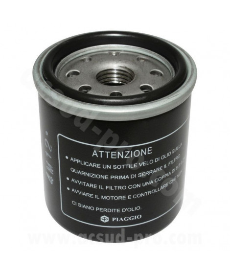 FILTRE A HUILE MAXISCOOTER ORIGINE PIAGGIO 400-500 MP3 X8 X9 X10 BEVERLY/GILERA 500 NEXUS FUOCO GP800 APRILIA SCARABEO ATLANTIC