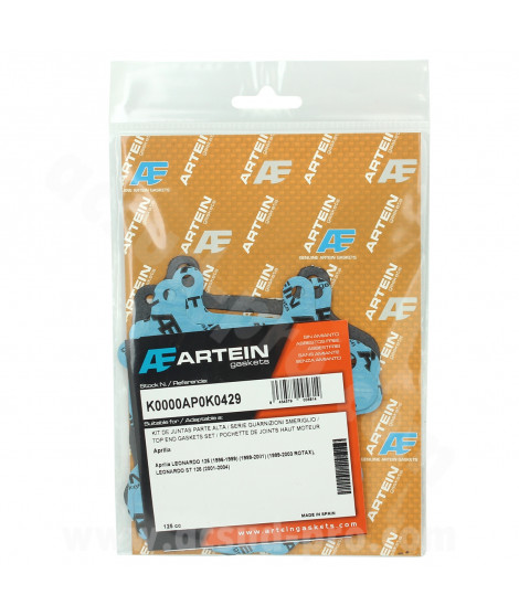 JOINT HAUT MOTEUR  ARTEIN APRILIA LEONARDO 125 (1996-2001) LEONARDO ST 125 (2001-2004) SCARABEO 125 (1999-2003)