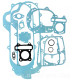 JOINT MOTEUR COMPLET SCOOTER ADAPT MOTEUR GY6 50CC 139 QMB/A - POUR MOTEUR 10 POUCES ET 12 POUCES - (POCHETTE DE JOINT COMPLETE)