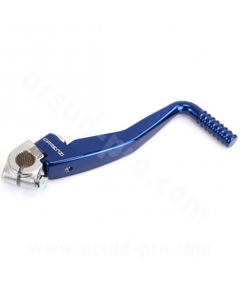 KICK DEMARRAGE CARENZI HQ ADAPT MINARELLI 50 AM6 BETA 50 RR YAMAHA 50 DT PEUGEOT 50 XPS GENERIC 50  BLEU ANODISE