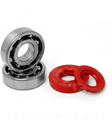 KIT ROULEMENTS TPI (6204 TVH C4) + JOINTS SPI  ADAPT MBK BOOSTER NITRO OVETTO STUNT CPI YAMAHA BWS AEROX SLIDER NEOS