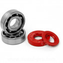 KIT ROULEMENTS TPI (6204 TVH C4) + JOINTS SPI  ADAPT MBK BOOSTER NITRO OVETTO STUNT CPI YAMAHA BWS AEROX SLIDER NEOS