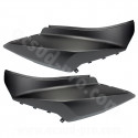 PAIRE COQUES CARENAGES ARRIERE ADAPT SYM ORBIT 2  NOIR MAT  50 125cc 2T ET 4T 2010-2014 (OEM: 83500-AAA-0001 83600-AAA-0001)