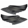 PAIRE COQUES CARENAGES ARRIERE ADAPT SYM ORBIT 2  NOIR MAT  50 125cc 2T ET 4T 2010-2014 (OEM: 83500-AAA-0001 83600-AAA-0001)