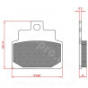 PLAQUETTE DE FREIN MAXISCOOTER BRENTA ADAPT APRILIA SCARABEO 50-100CC LEONARDO MOJITO  AVANT LEONARDO ARRIERE