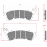 PLAQUETTE DE FREIN MAXISCOOTER BRENTA ADAPT HONDA SH 125 300cc  SWING 2008-2013 SUZUKI BURGMAN 125cc
