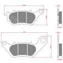 PLAQUETTE DE FREIN MAXISCOOTER BRENTA ADAPT YAMAHA 125 XMAX 2018 300 XMAX 2017 AR 320 MT-03 2016 AV 320 YZF-R3 2015 YBR 125CC