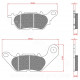 PLAQUETTE DE FREIN MAXISCOOTER BRENTA ADAPT YAMAHA NMAX 125-155CC 2015 ARRIERE 300 TRICITY 2020 ARRIERE