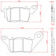 PLAQUETTE DE FREIN MAXISCOOTER BRENTA ADAPT YAMAHA NMAX 125-155CC 2015-2023 AVANT YAMAHA D'ELIGHT
