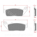 PLAQUETTE DE FREIN MAXISCOOTER BRENTA ADAPT YAMAHA XMAX 125CC 2010-2019  HONDA FORZA 125CC FORZA 350CC ADV 350CC SH 125I
