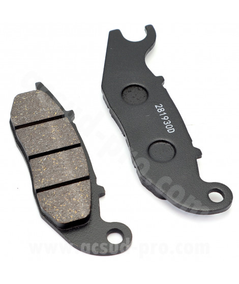 PLAQUETTE DE FREIN MAXISCOOTER RB MAX ADAPT NIU N-SPORT RIEJU RS2 2006-2010 HONDA CBF 125CC 2009-2018