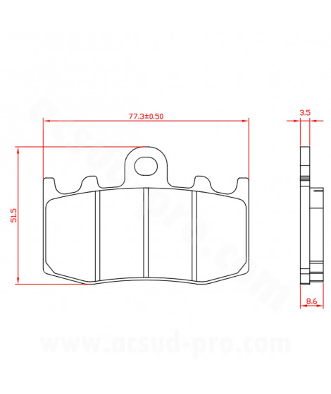 PLAQUETTE DE FREIN MOTO BRENTA ADAPT BMW 850 R RT 1100 R S 1150 R GS 1150 R RT 1200 R GS 1200 K GT 1200 K RS 1200 K GS 1200 R RT