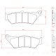 PLAQUETTE DE FREIN MOTO BRENTA ADAPT BMW R 850 R R 850 RT R 1100 GS R 1100 S R 1150 GS R 1150 R R 1200 GS R 1200 R R 1200 RS AR