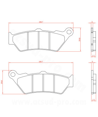 PLAQUETTE DE FREIN MOTO BRENTA ADAPT BMW R 850 R R 850 RT R 1100 GS R 1100 S R 1150 GS R 1150 R R 1200 GS R 1200 R R 1200 RS AR