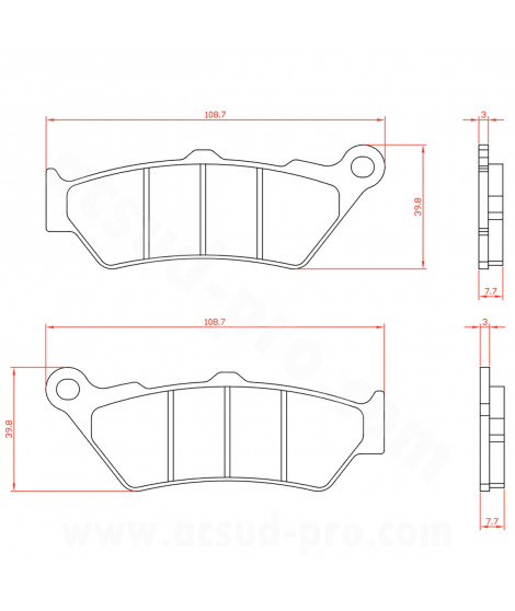 PLAQUETTE DE FREIN MOTO BRENTA ADAPT BMW R 850 R R 850 RT R 1100 GS R 1100 S R 1150 GS R 1150 R R 1200 GS R 1200 R R 1200 RS AR