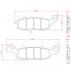 PLAQUETTE DE FREIN MOTO BRENTA ADAPT KAWASAKI 650 ER-6N 2006 650 VERSYS 2007 1100 ZEPHIR 1997 VN 1500 AV SUZUKI GSX 600 F 650