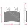 PLAQUETTE DE FREIN MOTO BRENTA ADAPT YAMAHA 50 DT-R  2004-2008 SHERCO 50 2007-2013 DERBI SENDA DRD 50 2005-2011