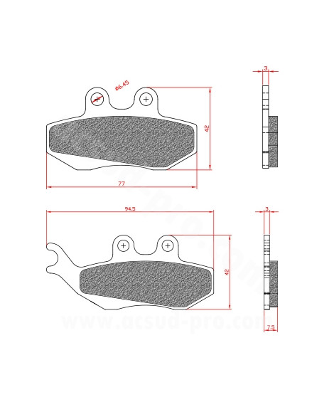 PLAQUETTE DE FREIN SCOOT BRENTA ADAPT GILERA DNA PIAGGIO HEXAGON DERBI SM DRD PEUGEOT SATELISBETA 50RR APRILIA 50 MX  CPI 50 GTR