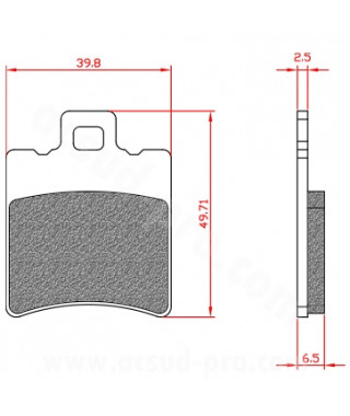 PLAQUETTE DE FREIN SCOOT BRENTA ADAPT PEUGEOT MBK BOOSTER YAMAHA BWS PIAGGIO APRILIA GILERA MALAGUTI OVETTO NEOS 4T