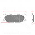 PLAQUETTE DE FREIN SCOOT BRENTA ADAPT YAMAHA 400 MAJESTY 2004 AV 500 TMAX 2001-2003 AV MBK 400 SKYLINER 2004