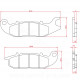 PLAQUETTE DE FREIN SCOOTER MOTO  BRENTA ADAPT SCOOTER ELECTRIQUE NIU N-SPORT RIEJU RS2 HONDA CBF 125CC AV