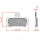 PLAQUETTE DE FREIN VELO BRENTA E-BIKESEMI METAL COMPATIBLE AVID XO TRAIL ELIXIR 9 ET ELIXIR 7 TRAIL SRAM G2 ULTIMATE ET RSC