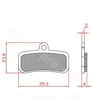 PLAQUETTE DE FREIN VELO BRENTA E-BIKESEMI METAL COMPATIBLE SHIMANO XTR M9120 XT M8120/M8020 SLX M7120 SAINT M820/M640/810