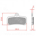 PLAQUETTE DE FREIN VELO BRENTA E-BIKESEMI METAL COMPATIBLE SHIMANO XTR M9120 XT M8120/M8020 SLX M7120 SAINT M820/M640/810