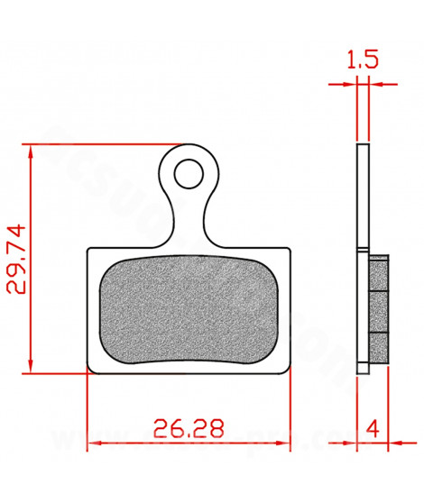 PLAQUETTE DE FREIN VELO BRENTA ORGANIQUE COMPATIBLE SHIMANO DURA-ACE R9170 ULTEGRA R8070 TIAGRA R4770 RS805 RS505 RS405 RS305
