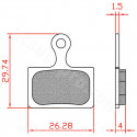 PLAQUETTE DE FREIN VELO BRENTA ORGANIQUE COMPATIBLE SHIMANO DURA-ACE R9170 ULTEGRA R8070 TIAGRA R4770 RS805 RS505 RS405 RS305