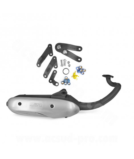 POT D'ECHAPPEMENT SITO SCOOT ADAPT MBK 50 NITRO 1997-2003 YAMAHA 50 AEROX 1997-2003 MALAGUTTI 50 F15 FIREFOX F12 (REF 0587)