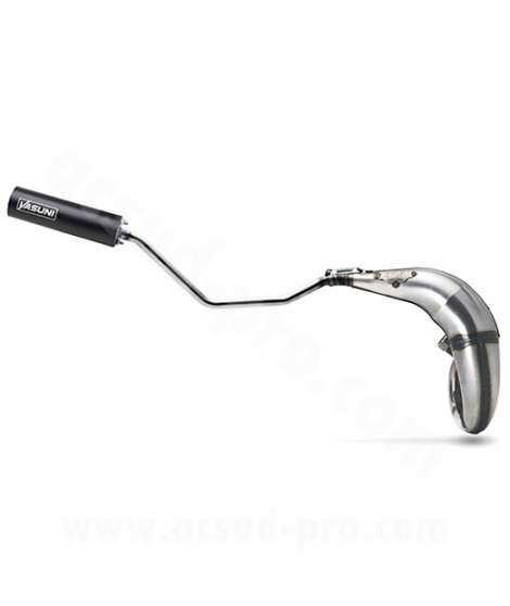 POT D'ECHAPPEMENT YASUNI PASSAGE HAUT DROIT - CROSS ML 2T NOIR POUR RIEJU MRT MRT PRO MRT PRO MRT REPLICA MRT SM MRT SM PRO