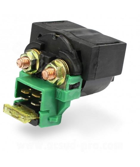 RELAIS DEMARREUR MAXISCOOTER ADAPT PIAGGIO 500CC MP3 X9 400 MP3 X EVO X 10 GILERA 500 NEXUS (OEM : 495190 - 582690) 12V 150A