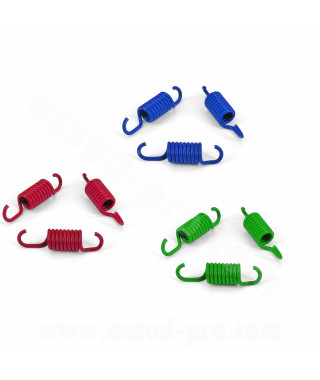 RESSORTS EMBRAYAGE SCOOTER CARENZI  +15% 30% 50% ADAPT YAMAHA BOOSTER NITRO PEUGEOT TREKKER SPEEDFIGHT PIAGGIO (JEU DE 3)