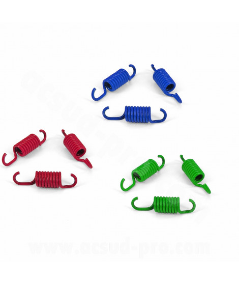 RESSORTS EMBRAYAGE SCOOTER CARENZI  +15% 30% 50% ADAPT YAMAHA BOOSTER NITRO PEUGEOT TREKKER SPEEDFIGHT PIAGGIO (JEU DE 3)