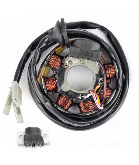 STATOR ALLUMAGE SCOOTER ADAPT MBK 50 BOOSTER 1990-2003 OVETTO 1997-2001 NITRO 1997-2003 YAMAHA 50 BWS NEOS 2T AEROX