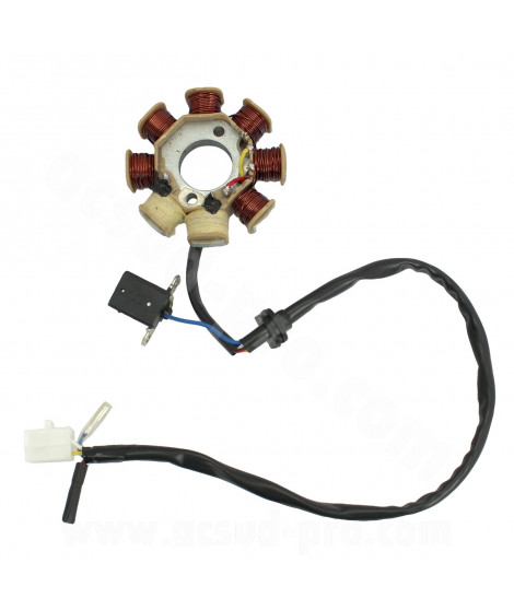 STATOR ALLUMAGE SCOOTER ADAPT TNT MOTOR ROMA 4T EURO 3PEUGEOT KISBEE 4T V-CLIC KYMCO AGILITY 4T GY6 50cc 4T EURO 3