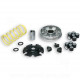 VARIATEUR MAXISCOOTER MALOSSI MULTIVAR 2000 ADAPT PEUGEOT 125cc DJANGO TWEET LXR  SYM 125CC GTS FIDDLE LONGJIA EASYMAX 125cc
