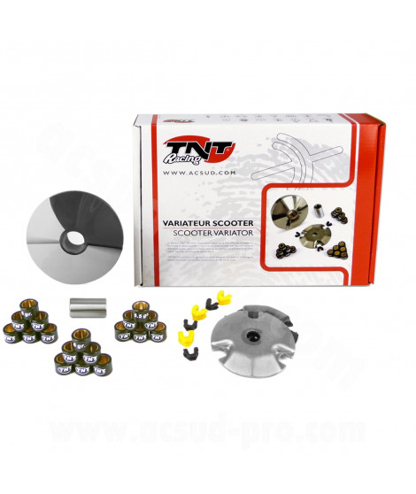VARIATEUR SCOOTER TNT RACING ADAPT MBK BOOSTER NITRO SR50 F12 STUNT OVETTO JOG R YAMAHA  BWS AEROX SLIDER NEOS