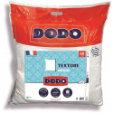 DODO - Oreiller TEXTURE - 60 x 60 cm - 100% Polyester VOLUPT'AIR - Blanc