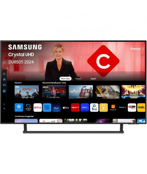 SAMSUNG 43DU8505 - TV LED 43 (109 cm) - 4K UHD 3840x2160 - HDR - Smart TV - Gaming HUB - 3xHDMI - WiFi